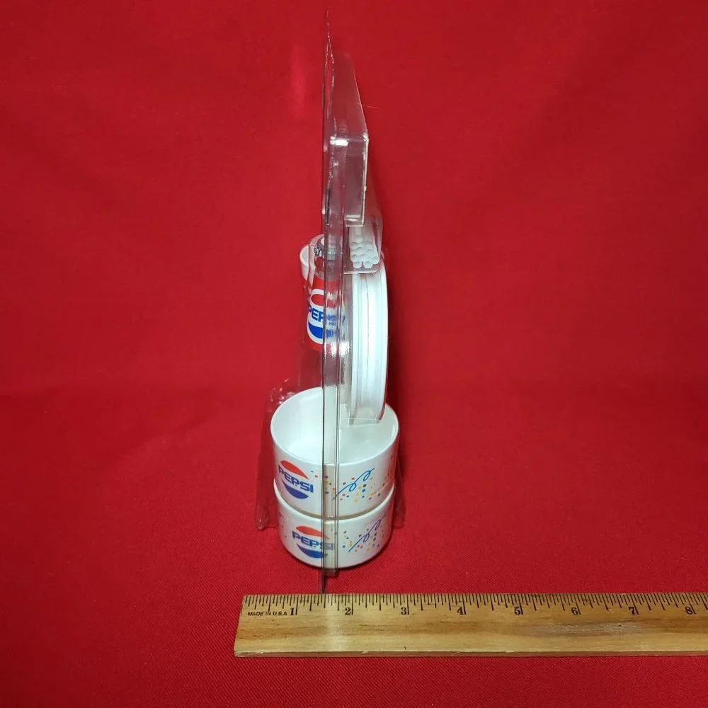 Vintage Chilton Toys Magic PEPSI Party Pack Bottle Cups Bowls Straws Plates NIP